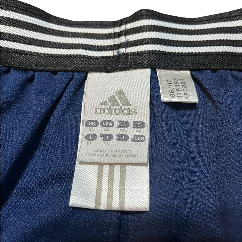 adidas women’s size extra large Navy Blue Athletic Shorts with White Trim - Picture 2 of 8